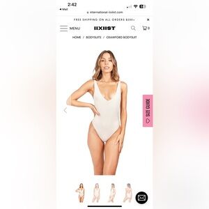 NWT iixiist Crawford One-Piece Swimsuit - Vanilla